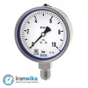 گیج فشار بوردون ویکا مدل 232.50 / 233.50 (تمام استیل)