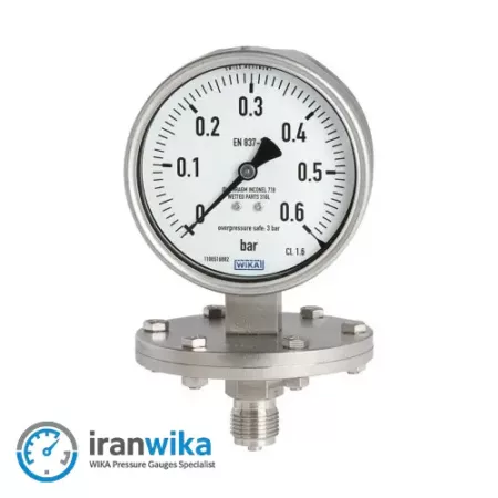 گیج فشار دیافراگمی ویکا مدل 432.50