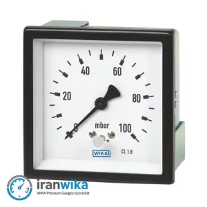 گیج میلی‌بار تابلویی مدل 614.11 و 634.11 (WIKA)