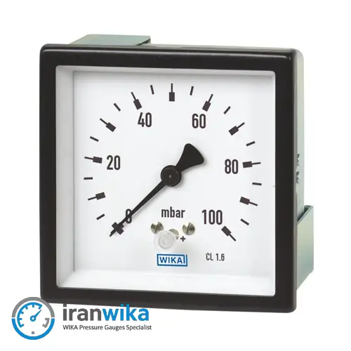 گیج میلی‌بار تابلویی مدل 614.11 و 634.11 (WIKA)