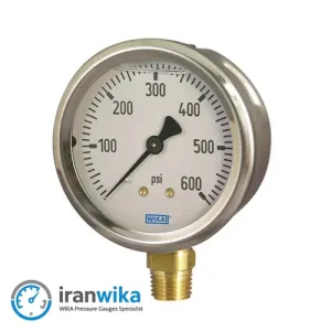 گیج فشار روغنی مدل 213.53 ویکا
